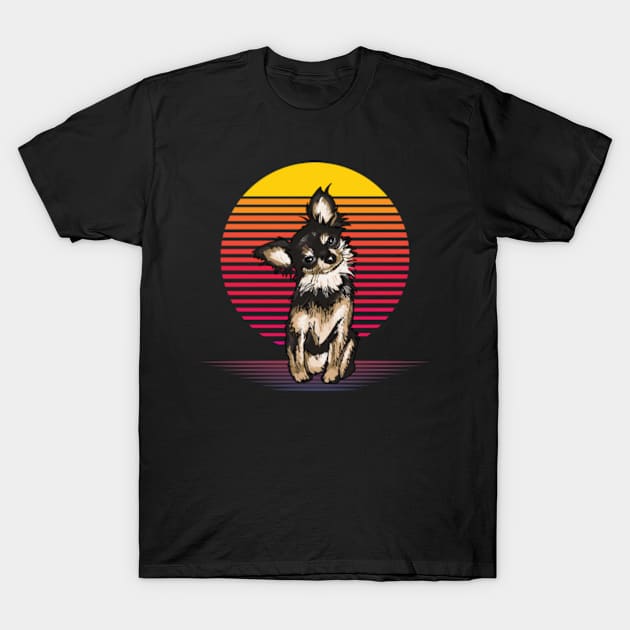 Chihuahua Vapor T-Shirt by LetsBeginDesigns